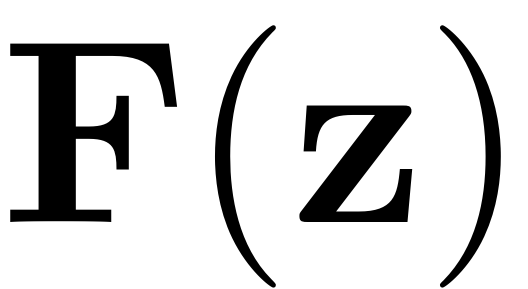 $\mathbf{F(z)}$