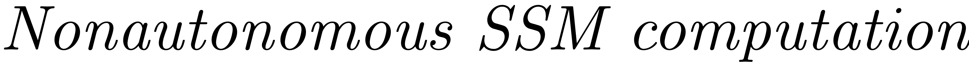 $\textit{Nonautonomous SSM computation}$